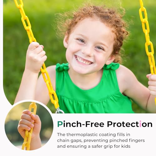 Toddler Swing Set - High Back Full Bucket Swing - Green
