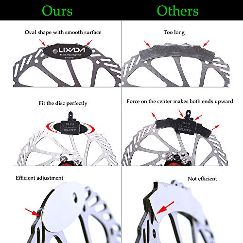 Disc Brake Pads Adjusting Tool - 4PCS Bicycle Rotor Alignment Kit