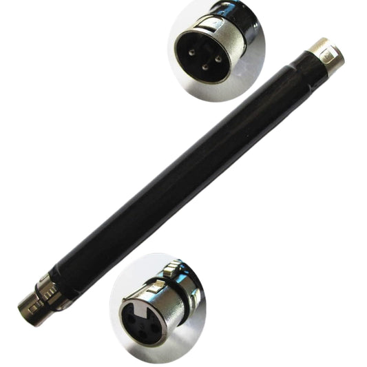 30 cm Electric Reciprocating Tools Vac-U-Lock Personal Vacuum Machine Accessory Adapter 3 XLR Extension Rod SIX Mechin Extension Tube (30cm Steel)