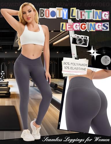 Butt Lifting Leggings for Women - Crossover Seamless V-Shape Tummy Control - Regular / X-Small / Truffle