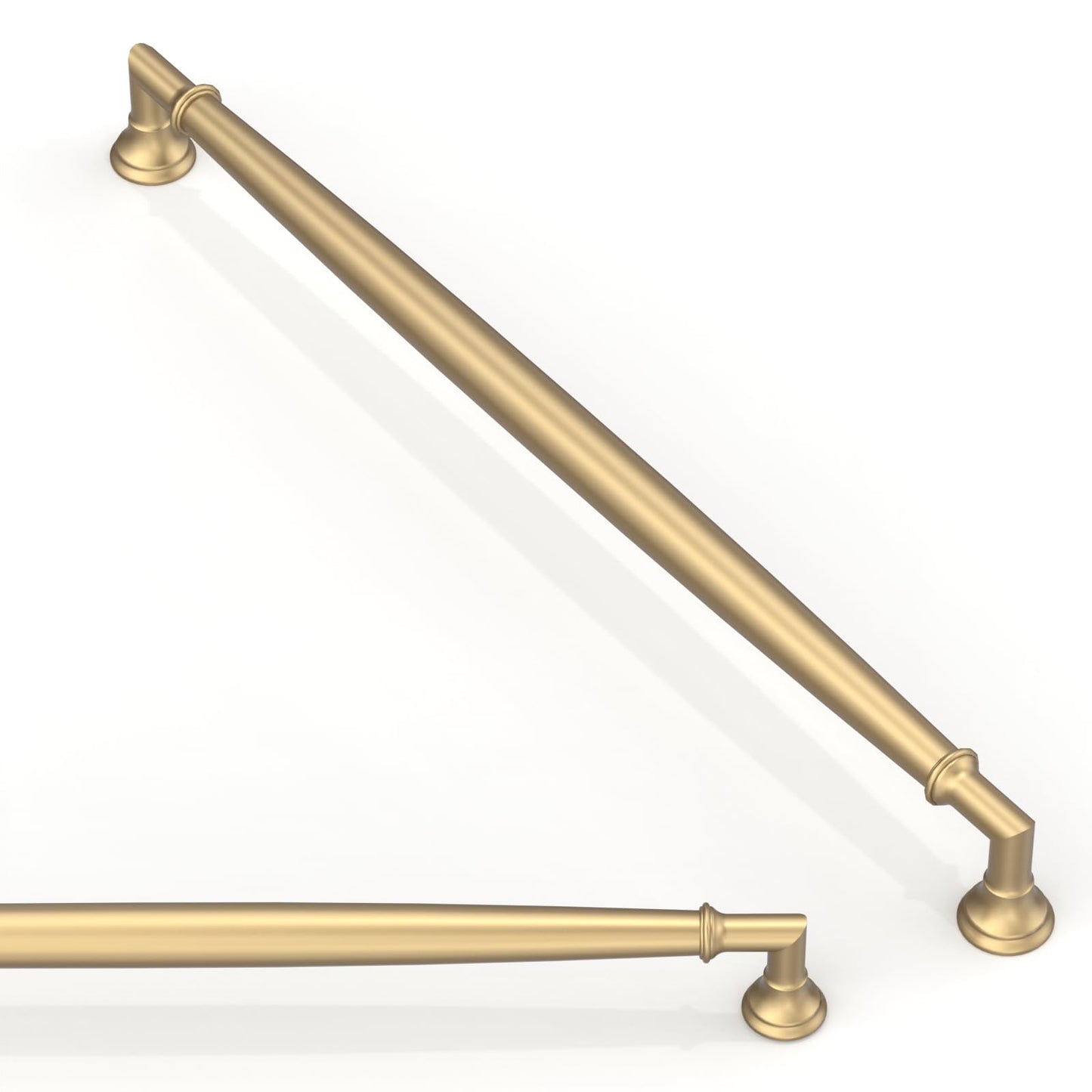 Asimerdeco 10 Pack Champagne Bronze Cabinet Pulls 10 Inch(254mm) Kitchen Cabinet Handles Solid Zinc Alloy Cabinet Hardware Drawer Pulls