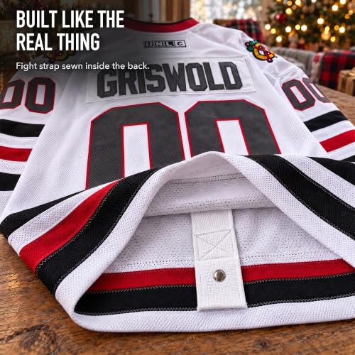 Ghostwear Griswold #00 Movie Hockey Jersey XL - Stitching Letters & Numbers