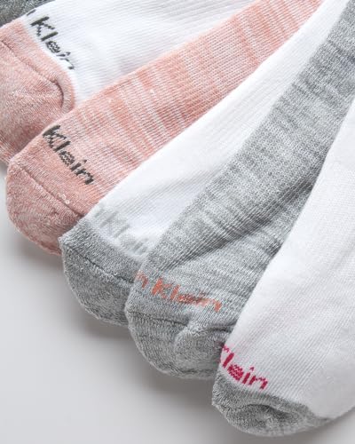 Stretch Cushioned Quarter Ankle Socks - 6 Pack White Multi, Medium