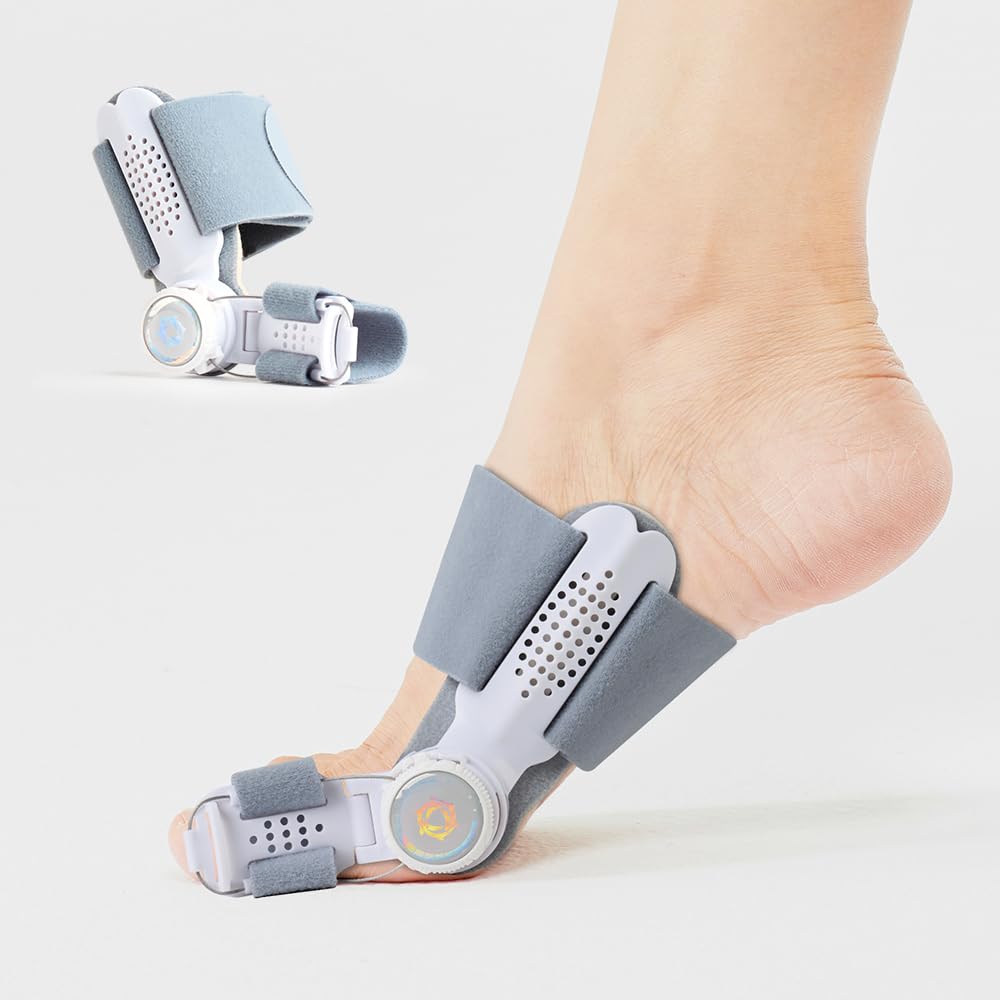 XRUIDI Bunion Corrector for Women & Men Adjustable Big Toe Splint for Hallux Valgus Relief & Toe Alignment, Orthopedic Brace for Pain Relief & Toe Alignment Fits Left & Right Feet 1 PACK