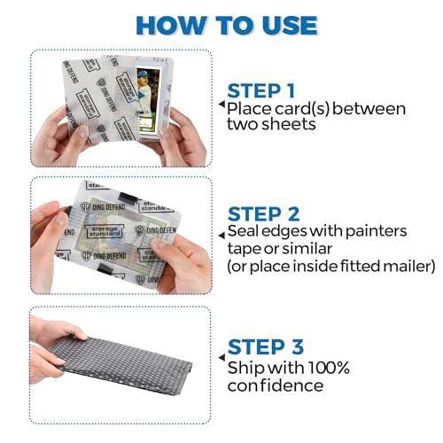 Premium Plastic Trading Card Protectors - 110 Pack - 3.5" x 4.5"