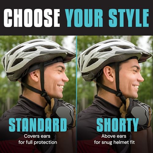 SweatHawg Skull Cap Shorty Black Flat Helmet Liner for Men & Women - Cooling, Absorbent No-Drip Hat