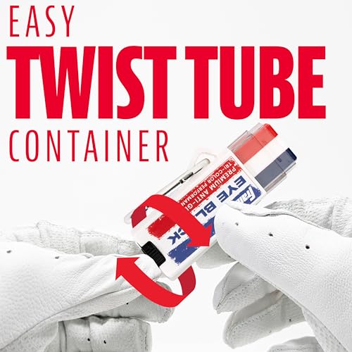 Franklin Sports Eye Black Stick - Red, White & Blue | Reduce Glare for Athletes