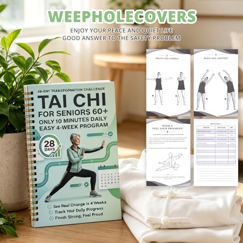 Tai Chi Book for Beginners - 28 Day Morning Plan, Green