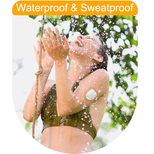 40 Pack Waterproof Omnipod 5 Overpatches - Clear Adhesive Patches for Insulin Pods, Hypoallergenic, Extended Wear