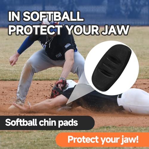 Runhike Softball Face Mask Replacement Pads – Black, 3-Pack for Rip It & Youth Masks