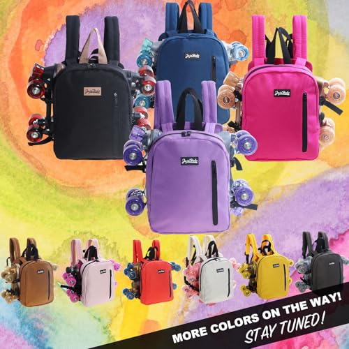 Roller Skates Backpack for Men & Women - Black, 11x9x3 IN