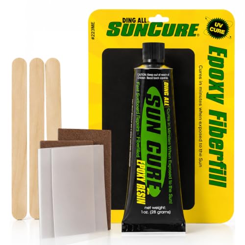 1oz Surfboard Repair Kit - Epoxy Fiberfilled Ding Repair for Epoxy & Polyester Boards