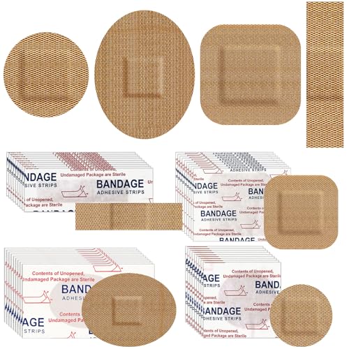 Geiserailie Fabric Waterproof Spot Bandages 200 Pcs for Face, Nose & Skin