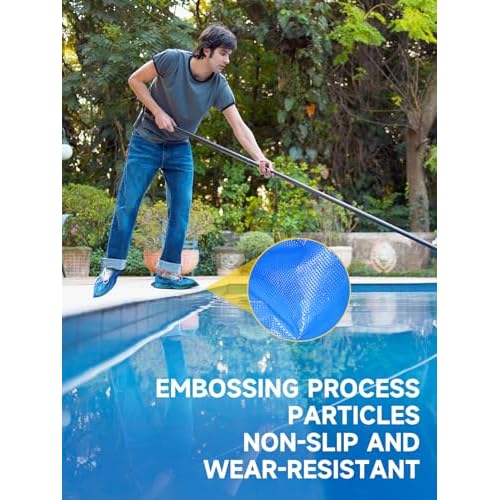 Shoe Covers Disposable Non Slip Pack of 300 (150 Pairs): TOOSOFt Blue Plastic Booties for Shoes Covers - Extra Large Foot Booties Disposable Waterproof Indoors,fits up to Size 11 US Men and 13 Women