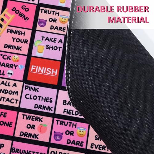 Bachelorette Party Drinking Game - Fun Rubber Board Game for 2-8 Players