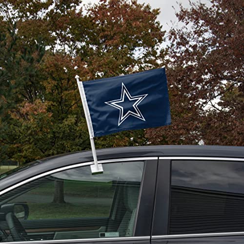 Dallas Cowboys Car Flag Set - 2-Pack, 20"L x 16"W