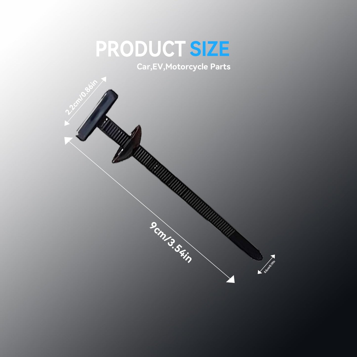 2026 upgraded heavy-duty self-locking nylon cable ties with uv protection for car repair, home, and cable management (100)