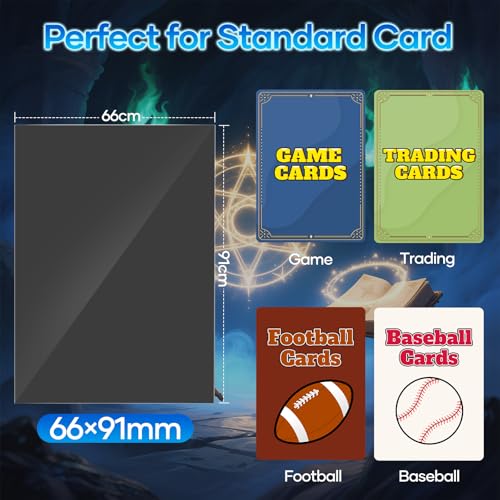 500 Matte Card Sleeves for Trading Cards - High-Quality Protectors