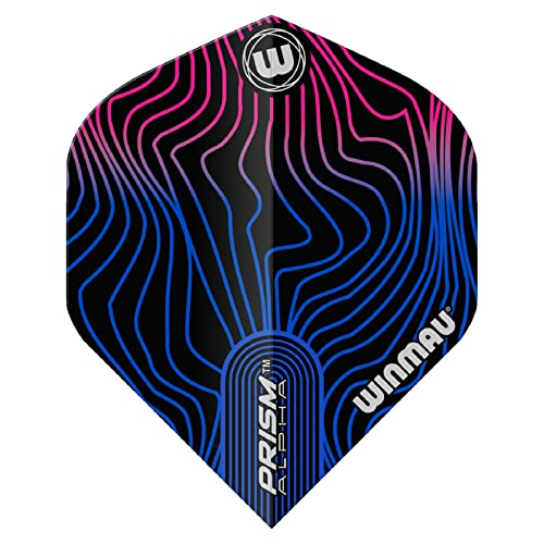 Dart Flights - WINMAU Prism Alpha Solar Design, 100 Micron, 3 Sets