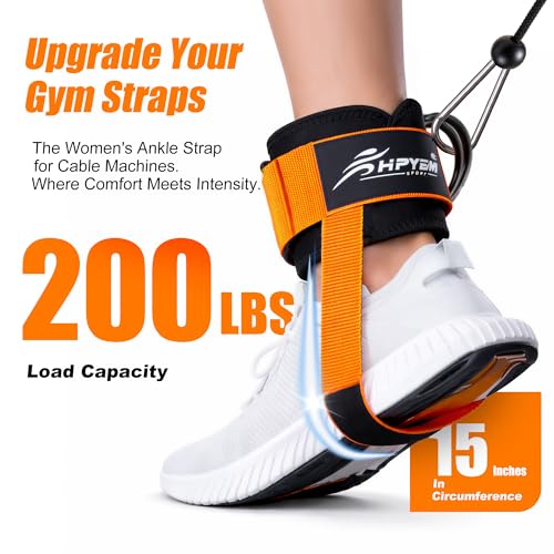 Adjustable Padded Ankle Strap for Cable Machine Workouts