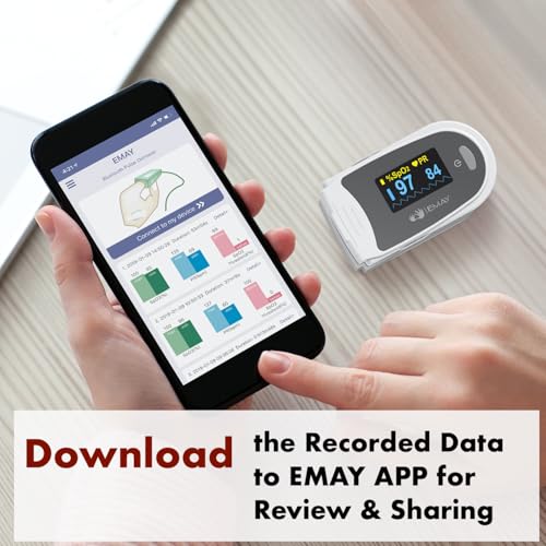 Sleep Oxygen Monitor with Continuous Recording & Sleep Report