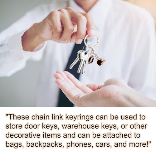 Rugby Keychain - Mini Alloy Rugby Ball Keyring