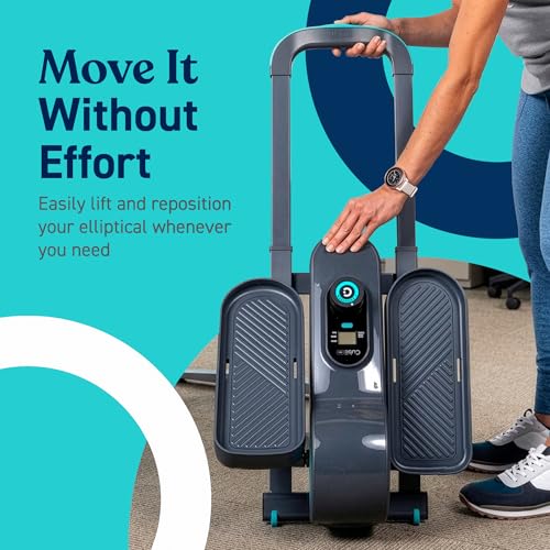 Under Desk Elliptical Bike - Cubii GO Aqua, Portable Leg Exerciser