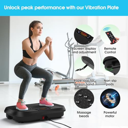 Vibration Plate Exercise Machine for Lymphatic Drainage & Fitness