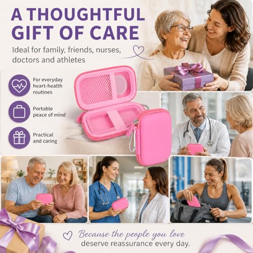 KardiaMobile Heart Monitor Case with Pill Box - Pink