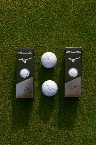 Mizuno PRO S Golf Balls - White, 1 Dozen, High-Performance Distance & Control
