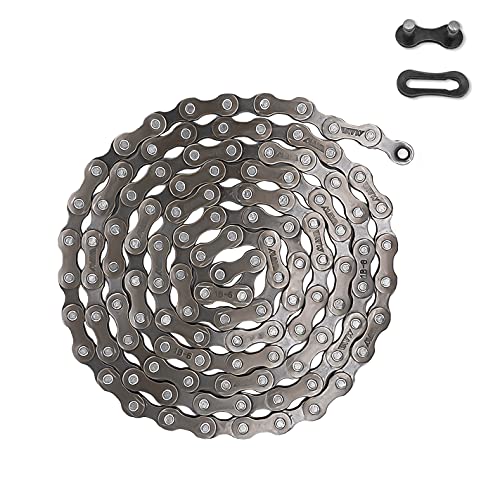 MOHEGIA 116-Link 1/2 x 3/32 inch Bike Chain for 6/7/8/9 Speed — High-Strength, Rust-Resistant