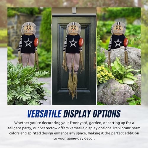 Dallas Cowboys Scarecrow with Stake Pole - 60" Outdoor Decoration