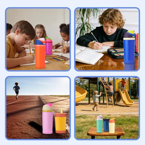Silicone Bottle Boot for Owala Kids Water Bottles - Out of the Blue