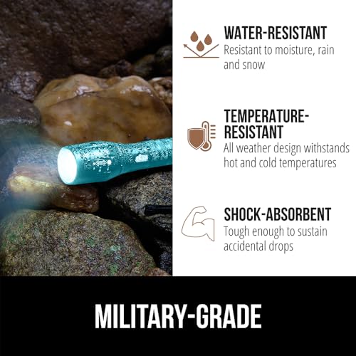 LED Handheld Tactical Flashlight - 750 FT, 5 Modes, Water Resistant