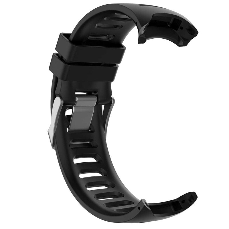 MOTONG Compatible for Garmin Forerunner 610 Replacement Band Silicone Replacement Wriat Band Strap for Garmin Forerunner 610 (Silicone Black)