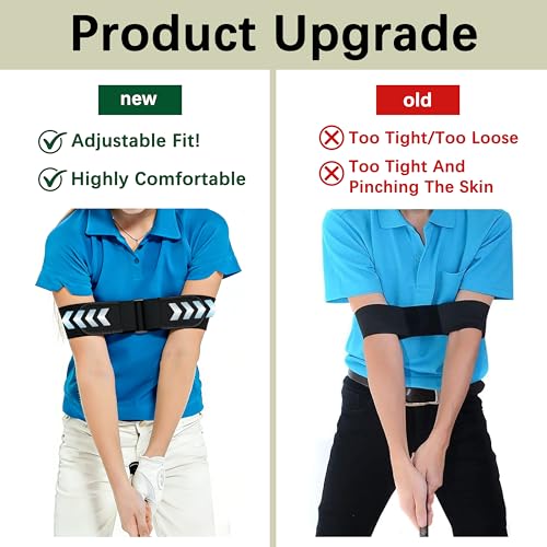 Golf Swing Training Aid - Adjustable Posture Trainer Strap