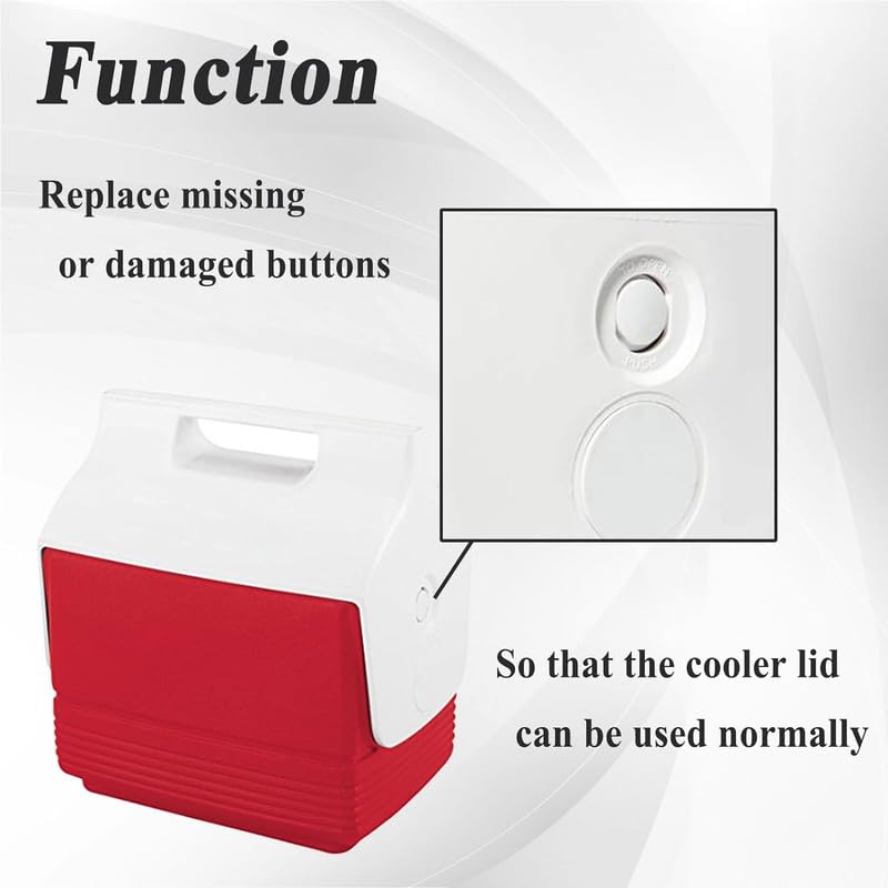Cooler Replacement Kit - 4 Plastic Buttons & 4 Metal Springs