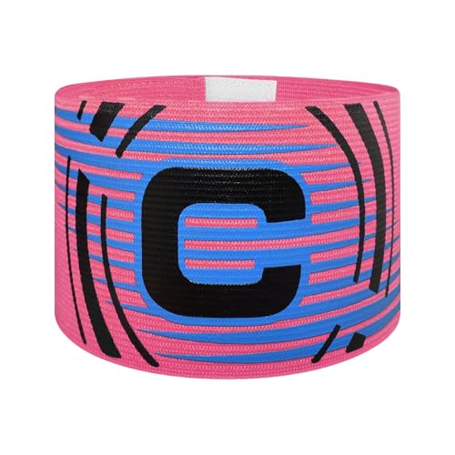 Captain Armband - Unisex Elastic Soccer Arm Band - Pink