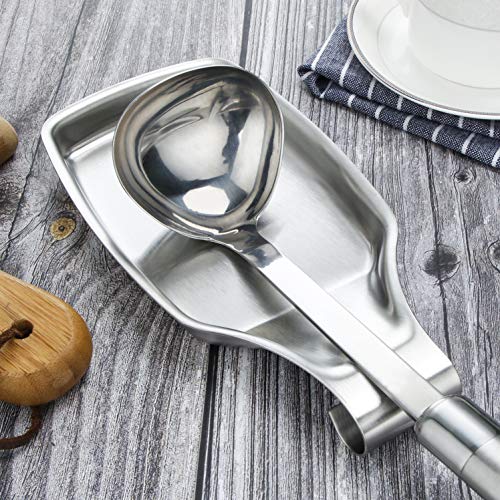 MSY BIGSUNNY Spoon Rest for Stove Top, 304 Stainless Steel Cooking