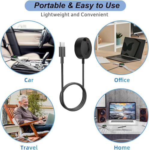 Garmin Watch Charger - USB C Charging Cable for Multiple Models