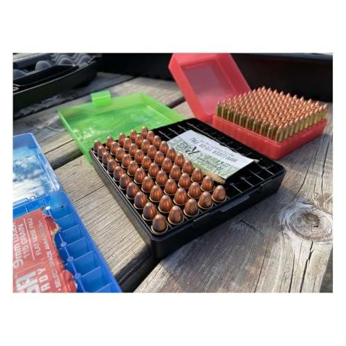 Flip-Top Ammo Box - 100 Round - Green/Black
