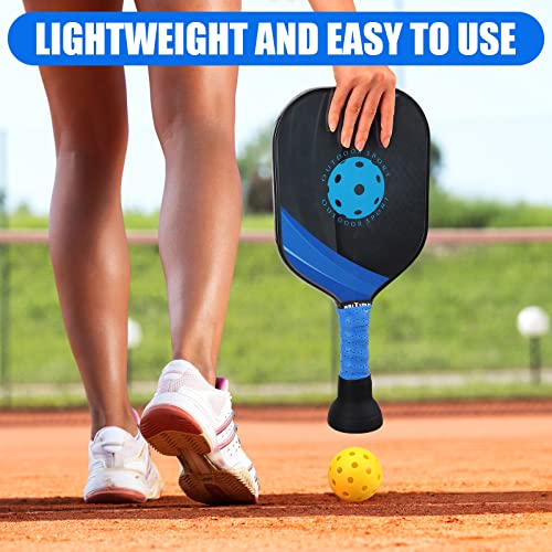 TOBWOLF 2PCS Pickleball Ball Retriever, Silicone Paddle Picker Upper