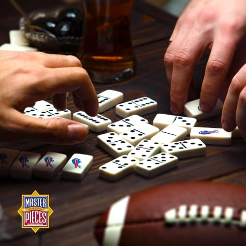 Dallas Cowboys Dominoes Game - 28 Piece Set in Collectible Tin