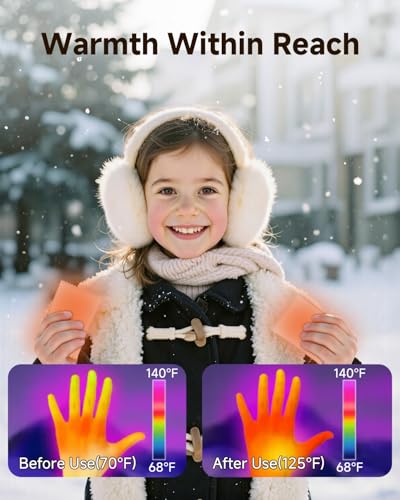 Disposable Hand Warmers - 10-Hour Long-Lasting Heat - 18 Pack
