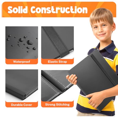 360 Card Capacity Trading Card Binder with 20 Pages - Black