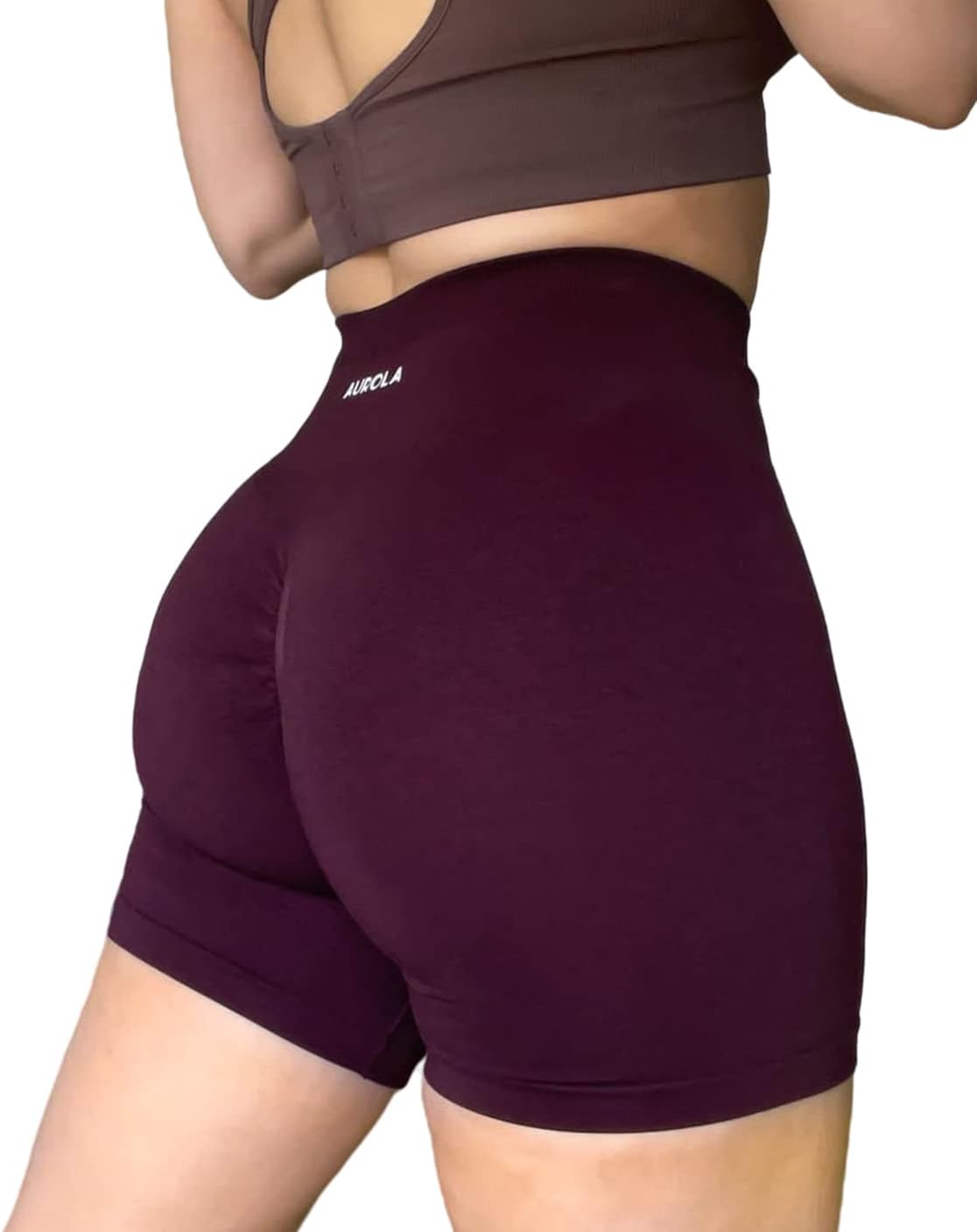 AUROLA Workout Shorts for Women - Seamless Scrunch Design for Gym, Yoga, Running | Active Fitness Shorts