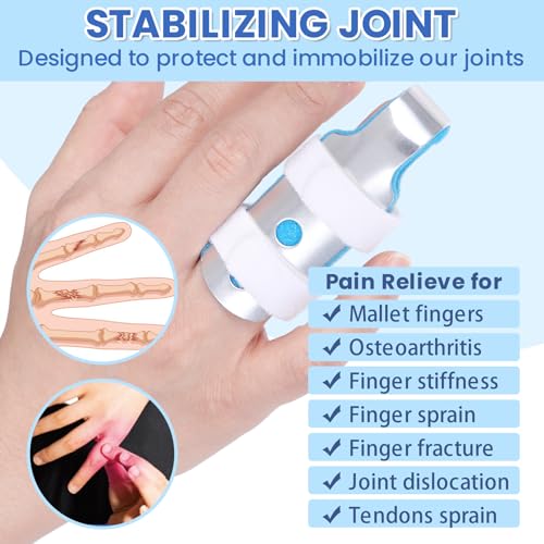 Finger Splints - 3pcs Joint Stabilizer with Mixed Sizes