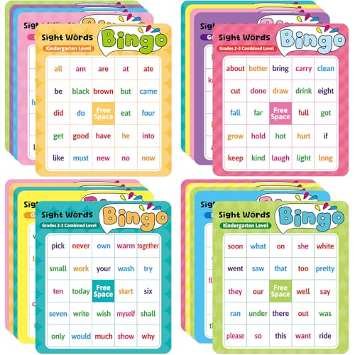 Sight Word Bingo Game for Kids - Fun Learning Activity