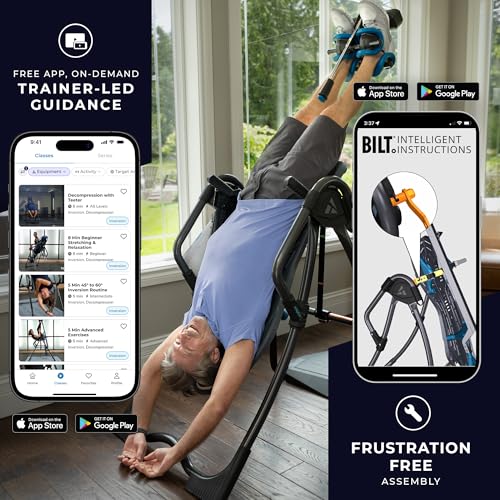 Inversion Table for Back Pain Relief - Teeter FitSpine LX9 - Black