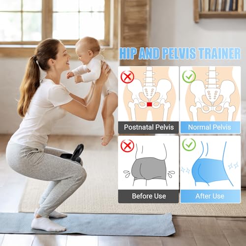 Adjustable Resistance Thigh Trainer - 15-70LB - Black Gray